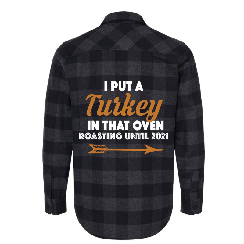 Funny Mens Thanksgiving Pregnancy Announcement For Flannel Shirt | Artistshot