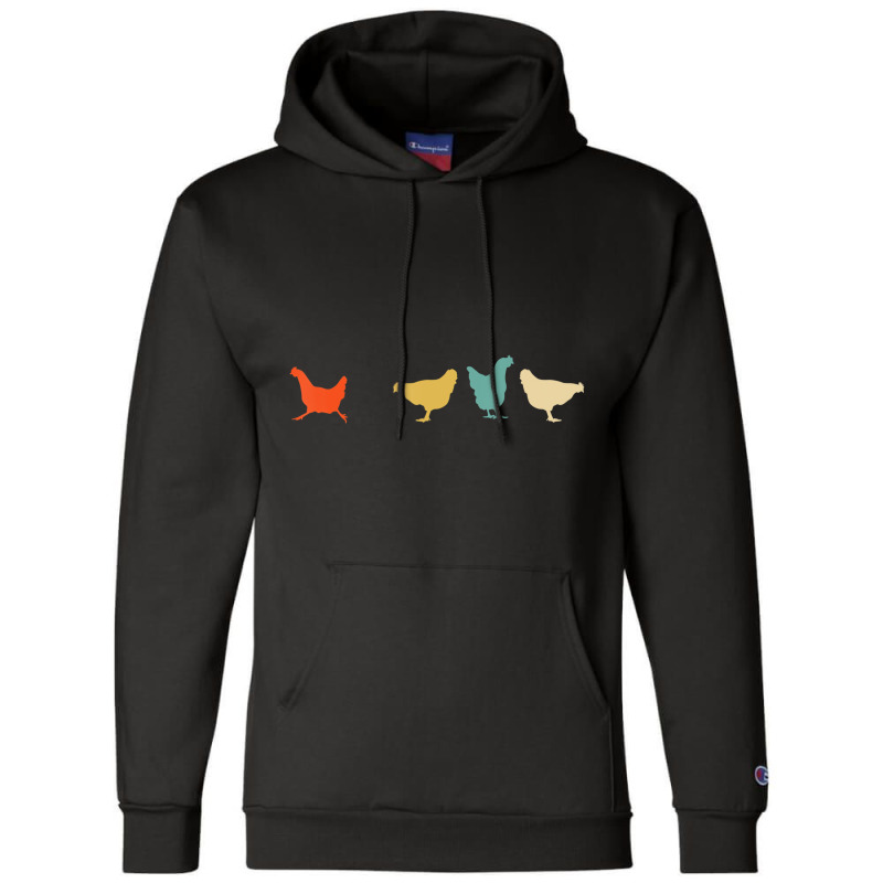 Vintage Chickens Funny Cute Chicken Pet Owner Gift Champion Hoodie by hausch | Artistshot