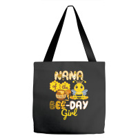 Nana Of The Bee Day Girl Funny Bee Birthday Party Tote Bags | Artistshot