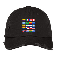 All Latin American Flags Latino Hispanic Heritage Vintage Cap | Artistshot