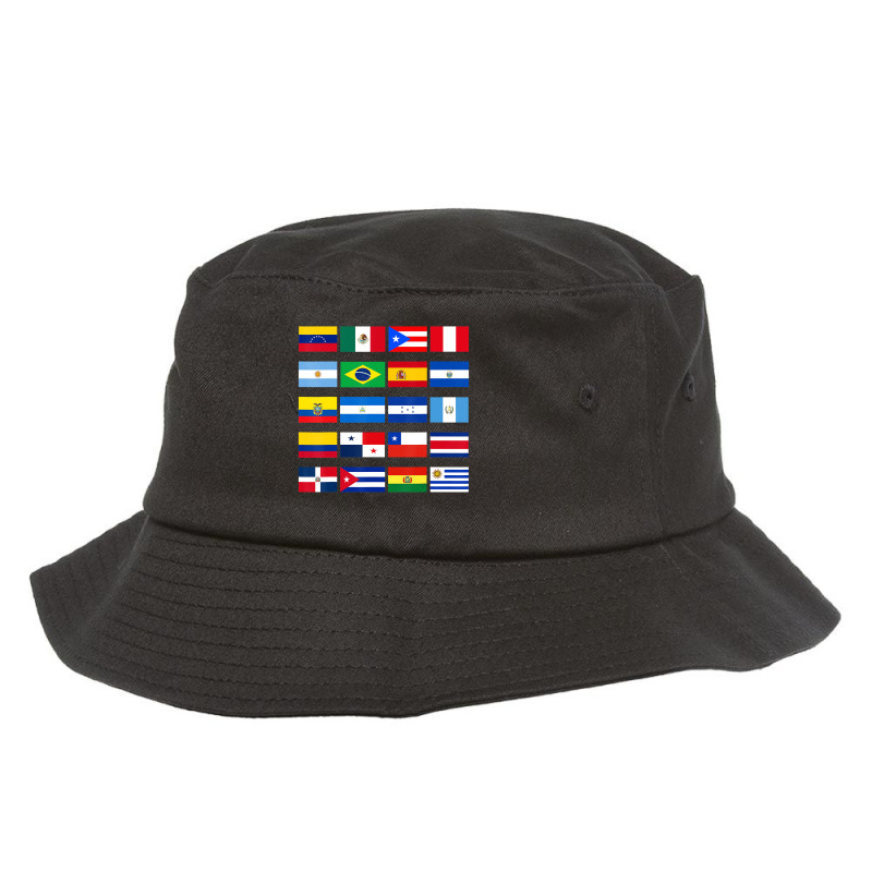 All Latin American Flags Latino Hispanic Heritage Bucket Hat by ravand | Artistshot