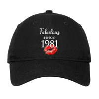 Fabulous Since 1981 Chapter 40 Birthday Gifts Tees Adjustable Cap | Artistshot