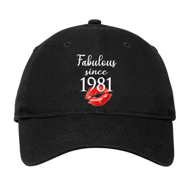 Fabulous Since 1981 Chapter 40 Birthday Gifts Tees Adjustable Cap | Artistshot