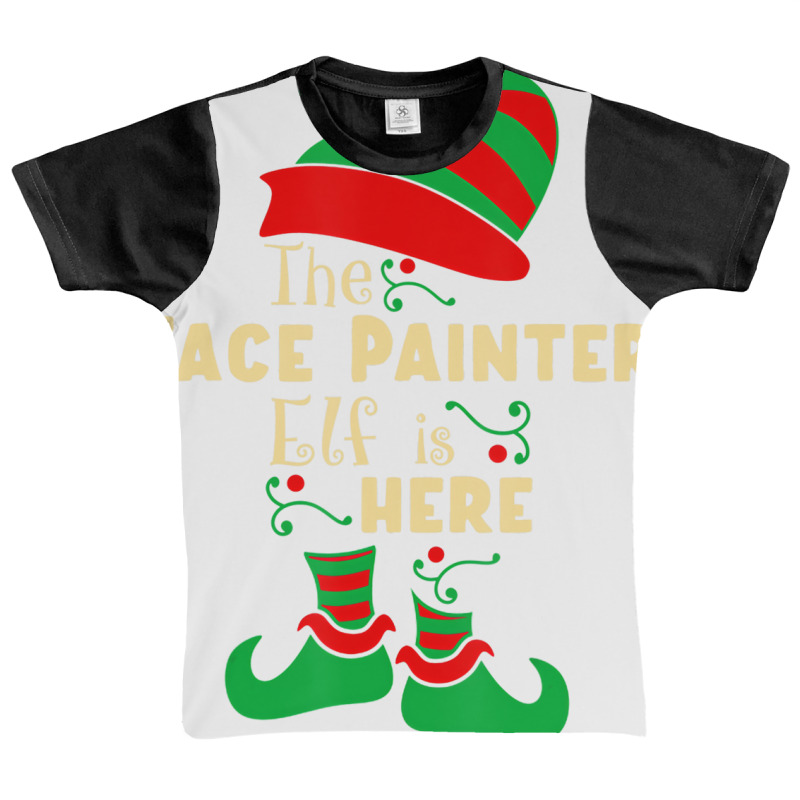 Face Painter Elf Christmas Matching Family Christm Graphic Youth T-shirt by lavinia | Artistshot