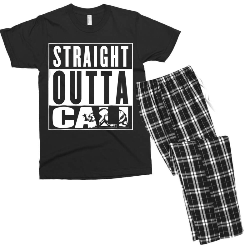 California Republic T Shirt Straight Outta Cali Sh Men's T-shirt Pajama Set | Artistshot