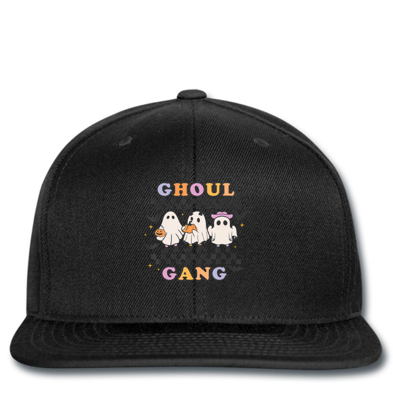 Retro Groovy Ghoul Gang Halloween Ghost Boo Fall A Printed Hat | Artistshot