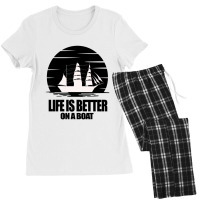 Life Is Better On A Boat Women's Pajamas Set | Artistshot