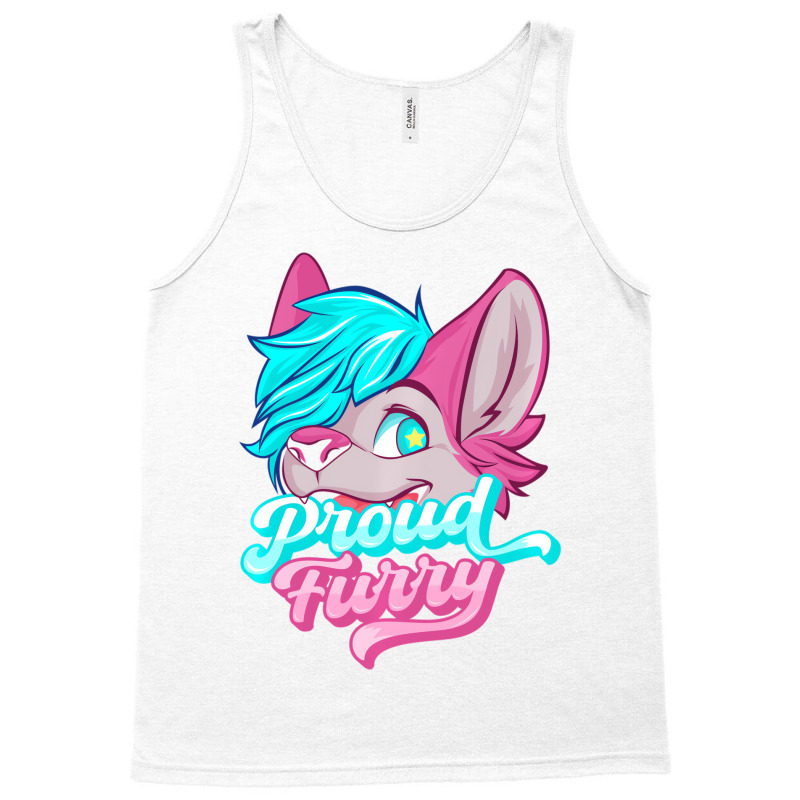 Proud Furry Fandom Furries Tails Ears Furry Person Tank Top | Artistshot