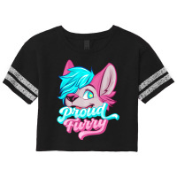 Proud Furry Fandom Furries Tails Ears Furry Person Scorecard Crop Tee | Artistshot