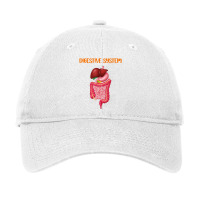 Funny Digestive System Anatomy Anatomical Biology Adjustable Cap | Artistshot