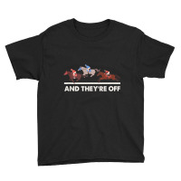 Horse Racing Tees   And They're Off Horse Racing T Youth Tee | Artistshot