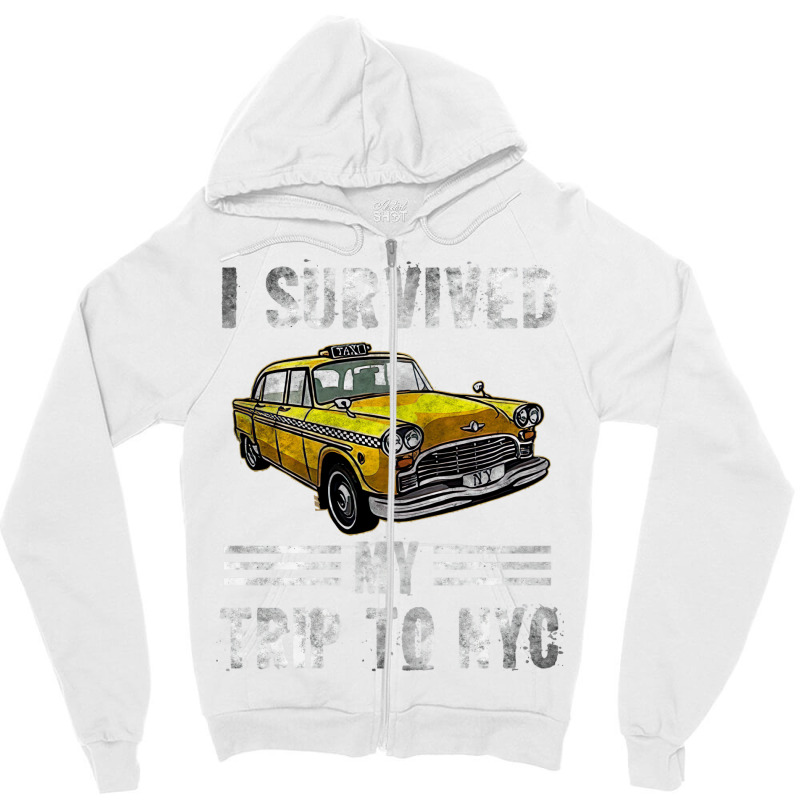 I Survived My Trip To Nyc, Love Nyc New York Costu Zipper Hoodie | Artistshot