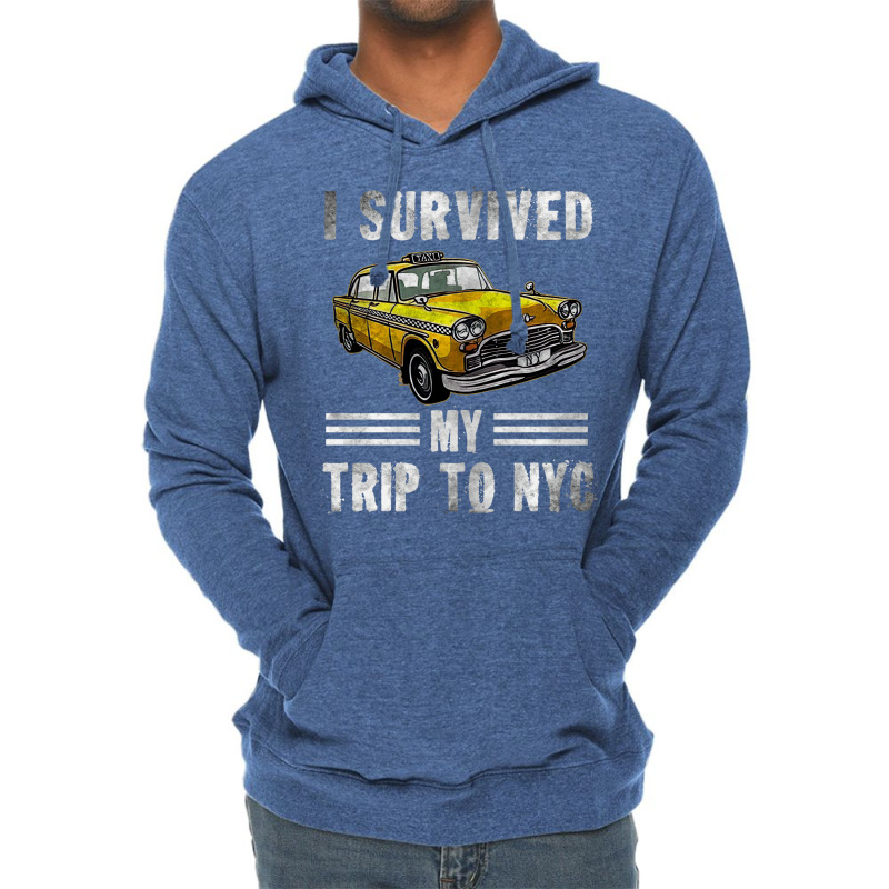 I Survived My Trip To Nyc, Love Nyc New York Costu Lightweight Hoodie | Artistshot