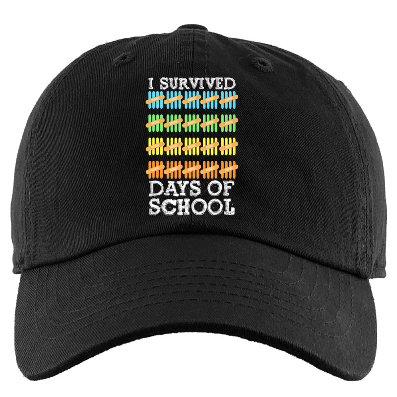 I Survived 100 Days Of School Teacher & Kids Gift Kids Cap by catricegar | Artistshot