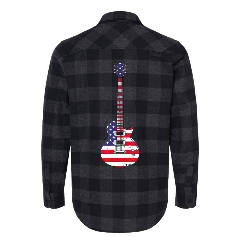 Cool Guitar For Men Women Musician Electric Guitar Flannel Shirt by chomibe | Artistshot