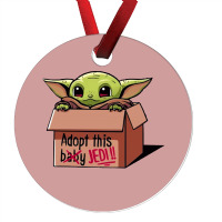 Adopt A Baby Mandalorian Baby Yoda Ornament | Artistshot