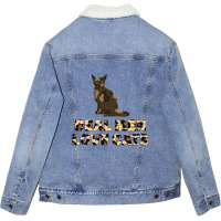 Real Men Love Cats Unisex Sherpa-lined Denim Jacket | Artistshot