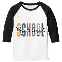 School Psychologist Rainbow Psychology Teahcher Gi Youth 3/4 Sleeve | Artistshot