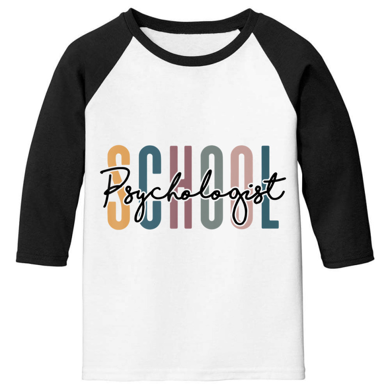 School Psychologist Rainbow Psychology Teahcher Gi Youth 3/4 Sleeve by ewubea | Artistshot