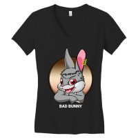 Cool Design Vector Cool Bunny New Women's V-neck T-shirt | Artistshot