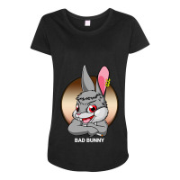 Cool Design Vector Cool Bunny New Maternity Scoop Neck T-shirt | Artistshot