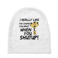 Angry Cat Lovers Gift T Shirt Baby Beanies | Artistshot