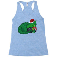 D20 Green Dragon Holiday Edition Racerback Tank | Artistshot