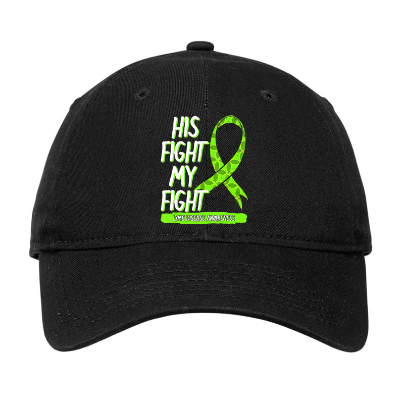 Lyme Disease Awareness Erythema Ticks Green Ribbon Adjustable Cap by holden | Artistshot