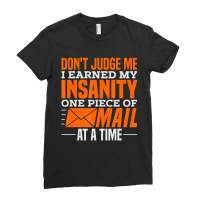 Funny Postal Worker Outfit For A Mailman T Shirt Ladies Fitted T-shirt | Artistshot