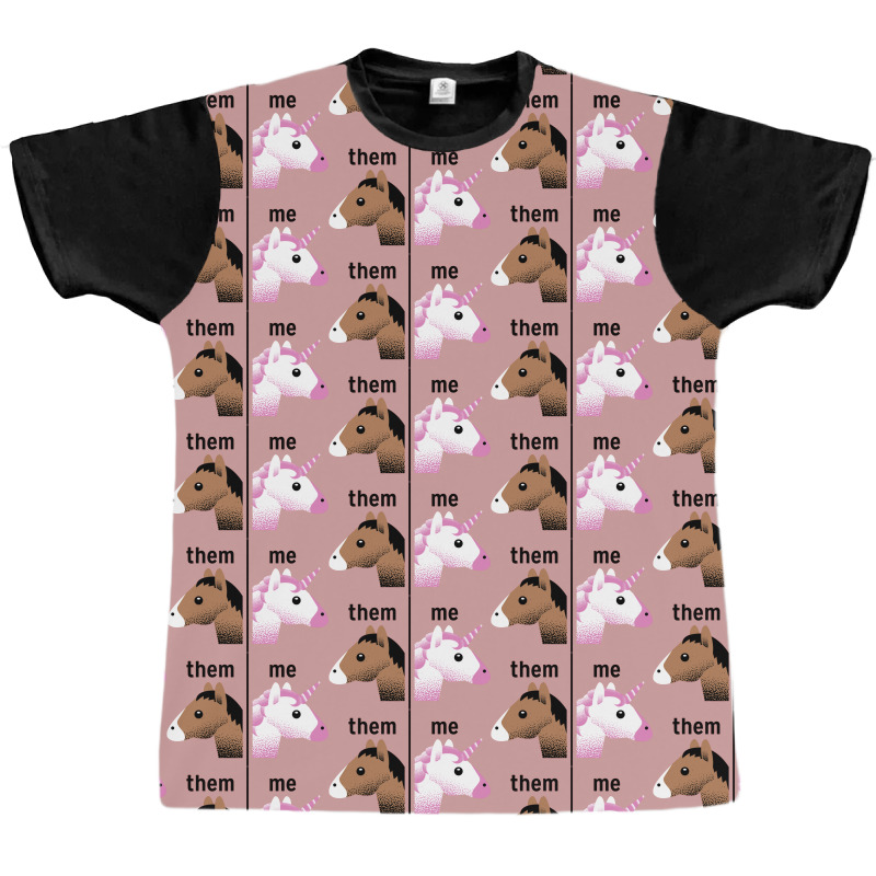 Them & Me Unicorn Style Graphic T-shirt | Artistshot