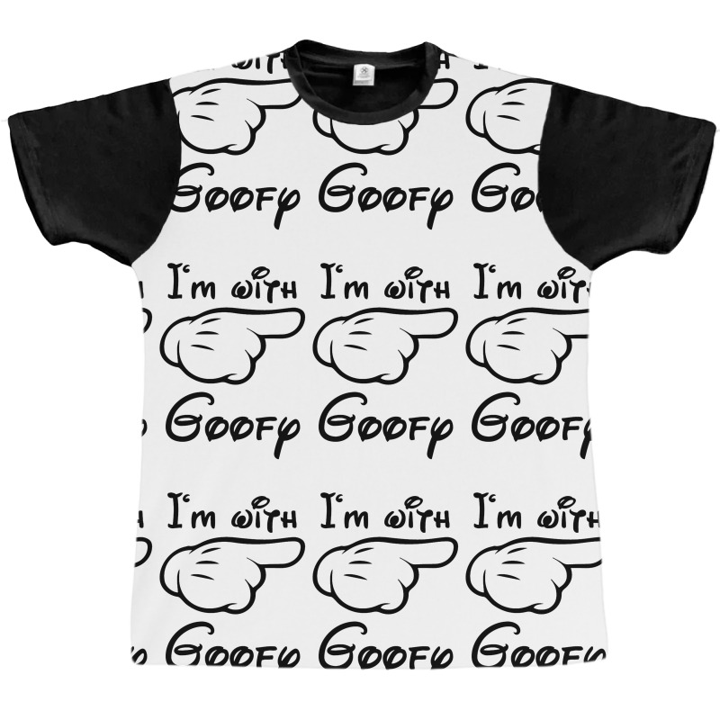 I'm With Goofy Graphic T-shirt | Artistshot