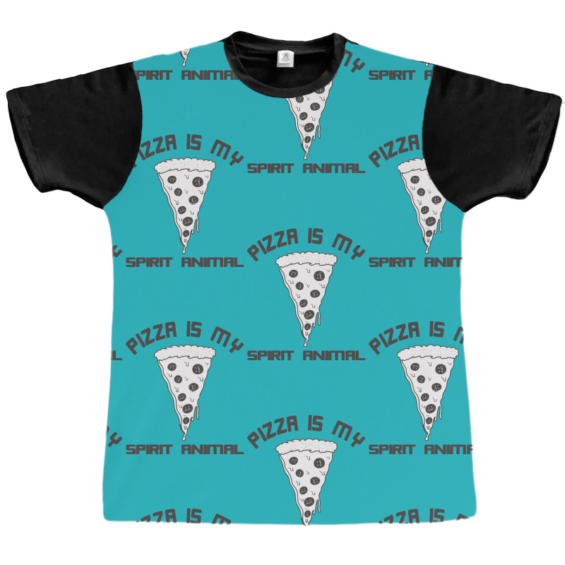 Pizza Is My Spirit Animal Graphic T-shirt | Artistshot