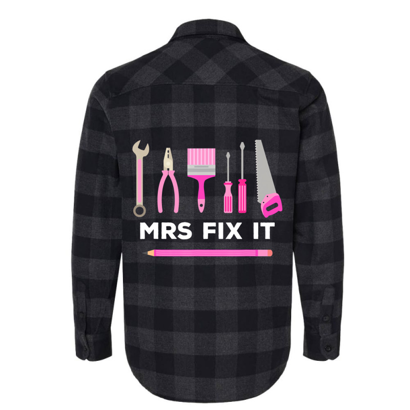 Mrs Fix It Handy Women T Shirt Flannel Shirt by bettincam | Artistshot