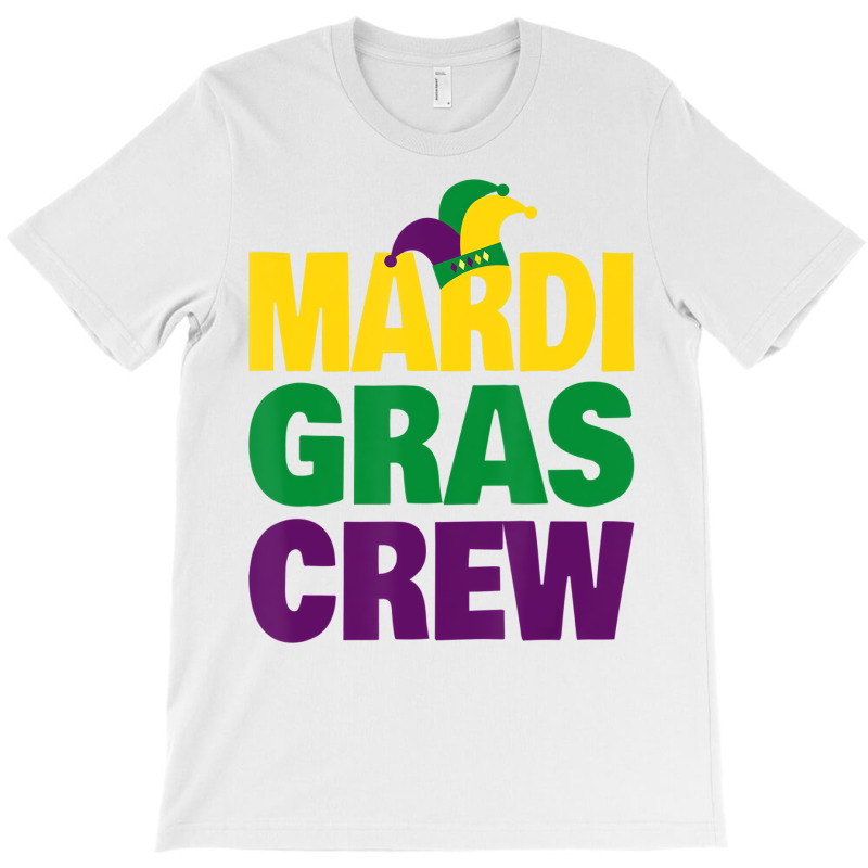 Mardi Gras Crew   Fun Mardi Gras Jester Hat T Shir T-shirt | Artistshot