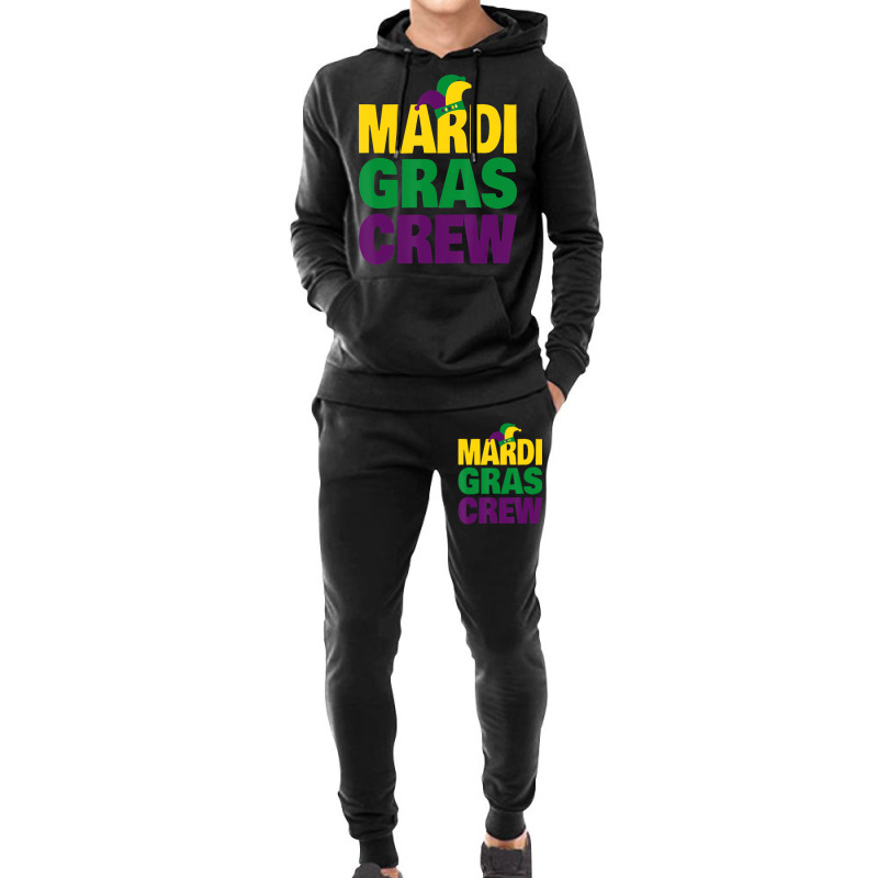 Mardi Gras Crew   Fun Mardi Gras Jester Hat T Shir Hoodie & Jogger Set | Artistshot