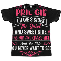 As An April Girl   Girl T Shirt Graphic T-shirt | Artistshot