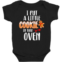 Funny Matching Couple Christmas Pregnancy Announce Baby Bodysuit | Artistshot