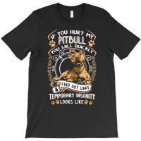 If You Hurt My Pitbull You Will Quickly Dog Pit Bu T-shirt | Artistshot