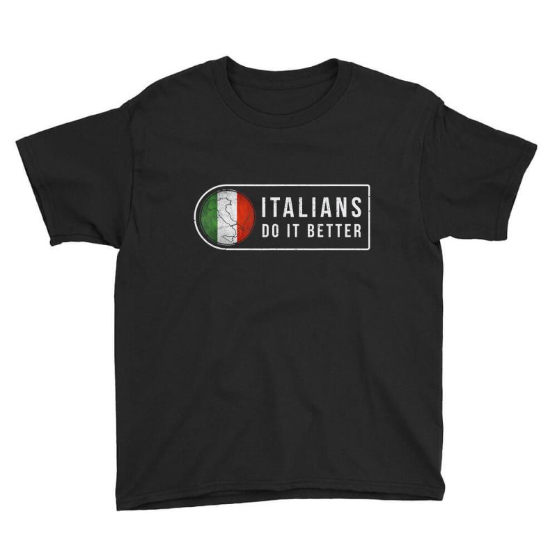 Italian Funny Pun Italy Quote Men Women T Shirt Youth Tee by kranendon | Artistshot