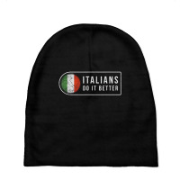 Italian Funny Pun Italy Quote Men Women T Shirt Baby Beanies | Artistshot