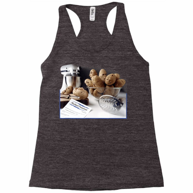 Funny Potato Panic T Shirt Racerback Tank by bonne | Artistshot