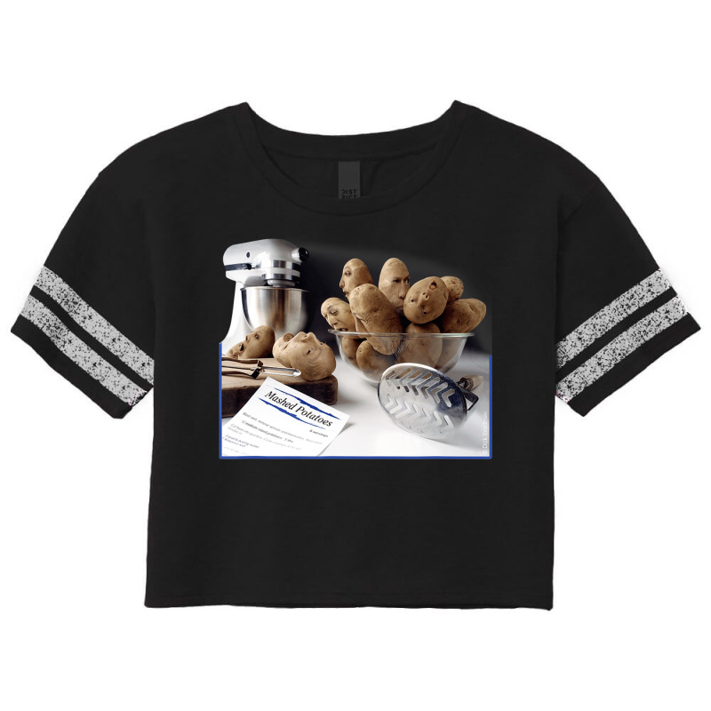 Funny Potato Panic T Shirt Scorecard Crop Tee by bonne | Artistshot