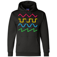 Waveform Modular Synthesizer Shirt Champion Hoodie | Artistshot