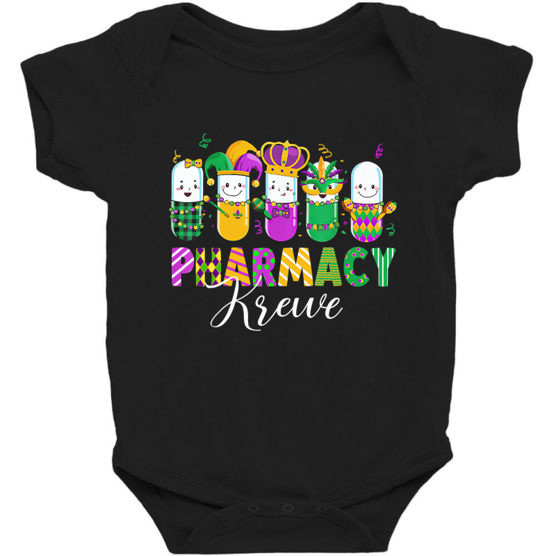 Pharmacy Krewe Pharmacist Mardi Gras Carnival Para Baby Bodysuit by karynadreck | Artistshot