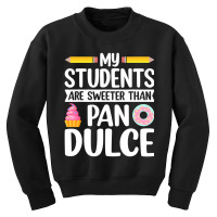 Maestra Proud Funny Spanish Teacher Bilingual Teac Youth Sweatshirt | Artistshot