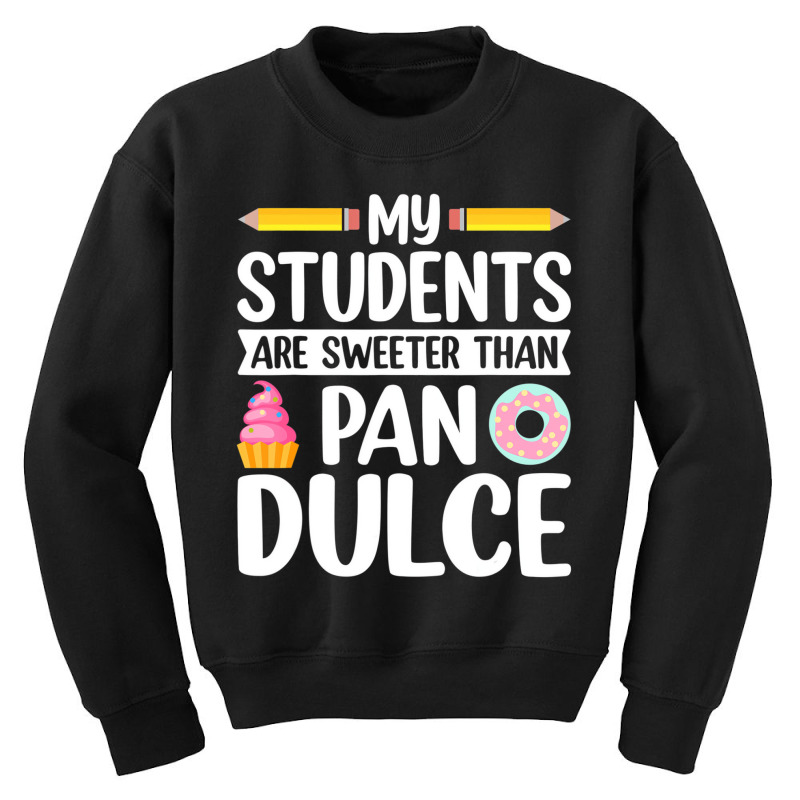 Maestra Proud Funny Spanish Teacher Bilingual Teac Youth Sweatshirt by catricegar | Artistshot