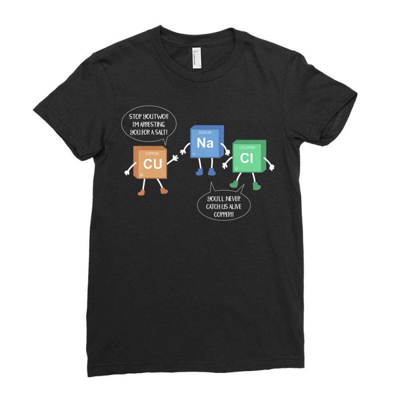 Funny Science Biology Scientist Biologist Microbio Ladies Fitted T-Shirt by bonne | Artistshot