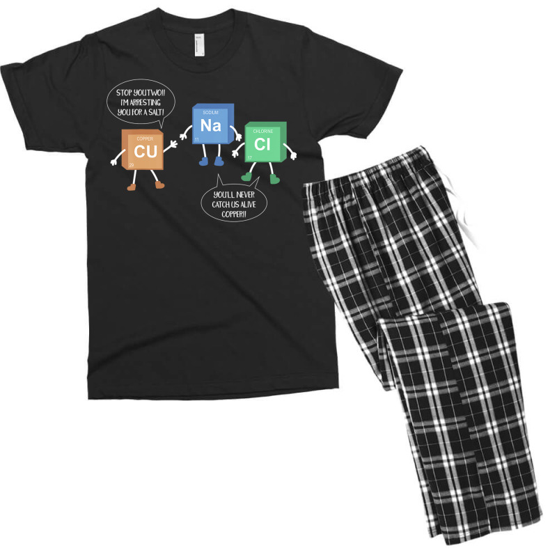 Funny Science Biology Scientist Biologist Microbio Men's T-shirt Pajama Set | Artistshot