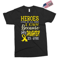 My Daughter Is A Hero Childhood Cancer Awareness T Exclusive T-shirt | Artistshot