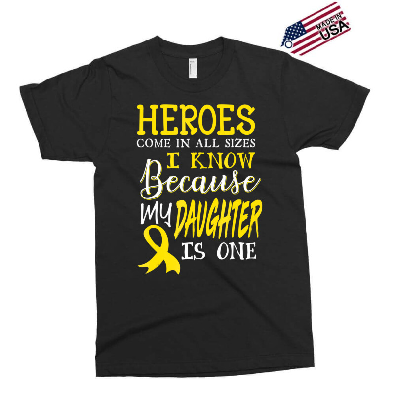 My Daughter Is A Hero Childhood Cancer Awareness T Exclusive T-shirt | Artistshot